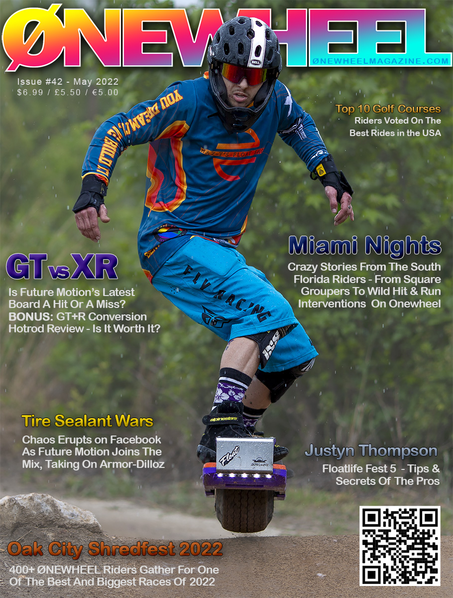 Onewheel Magazine, a competition cover concept by Cory Boehne.